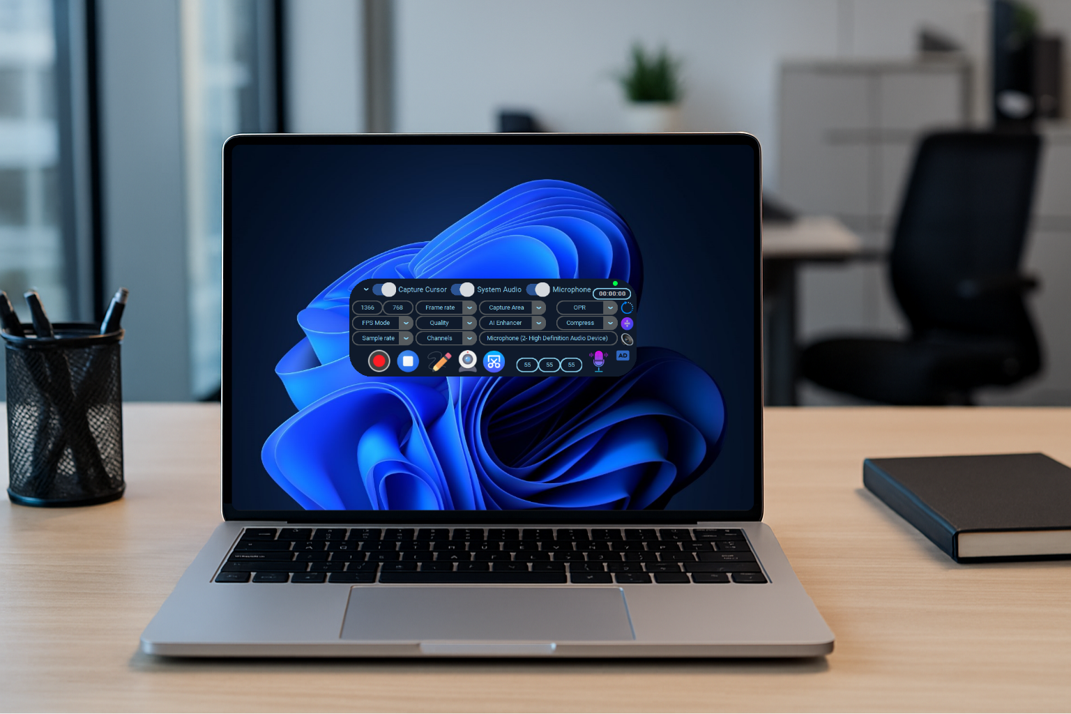 Natural Studio interface